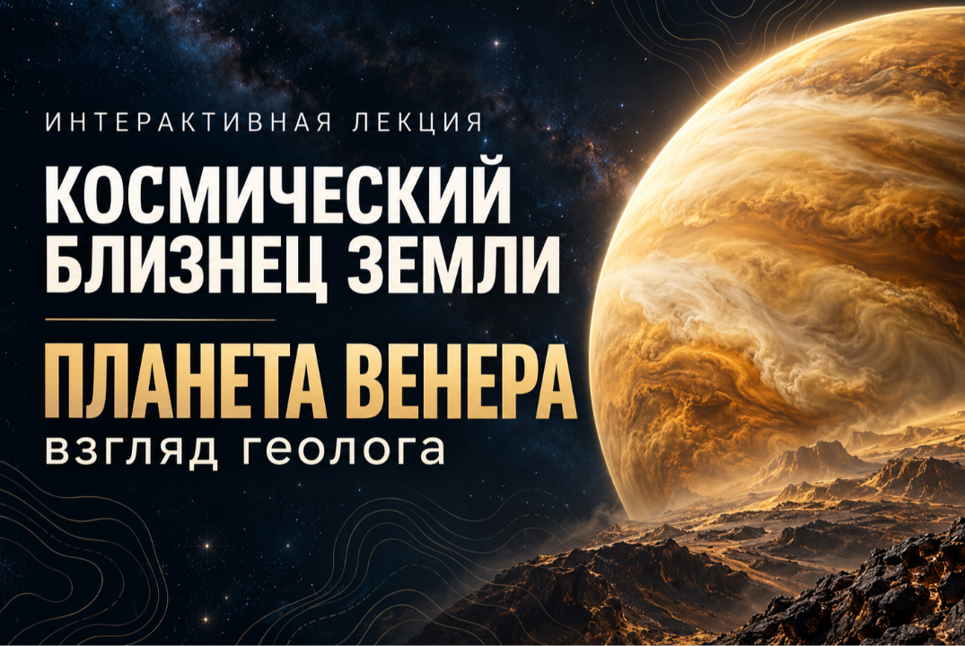 Интерактивная лекция "Космический близнец Земли: планета Венера - взгляд геолога"