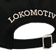 Бейсболка с цветной эмблемой (черная)