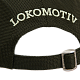 Бейсболка с цветной эмблемой (темно-зеленая)