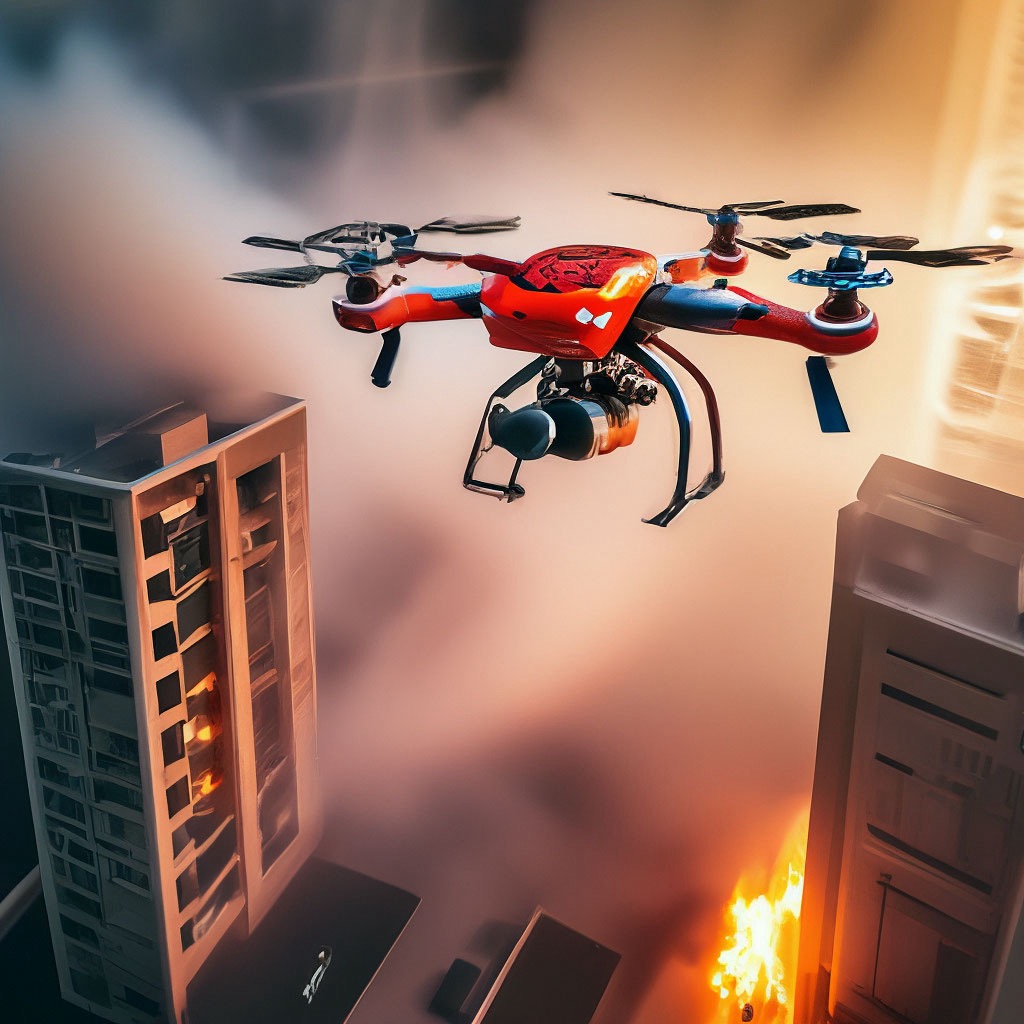 FireFly Drones: разработка БПЛА для установления пожароопасной ситуации и пожаротушения