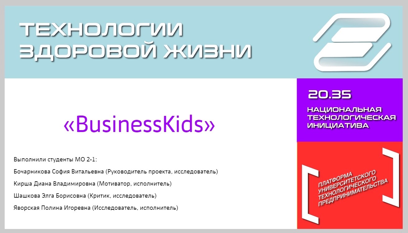 Бизнес-школа для детей 