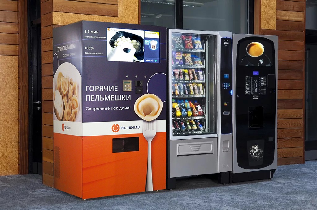 Pel-Meni - вендинговый автомат по продаже горячих блюд