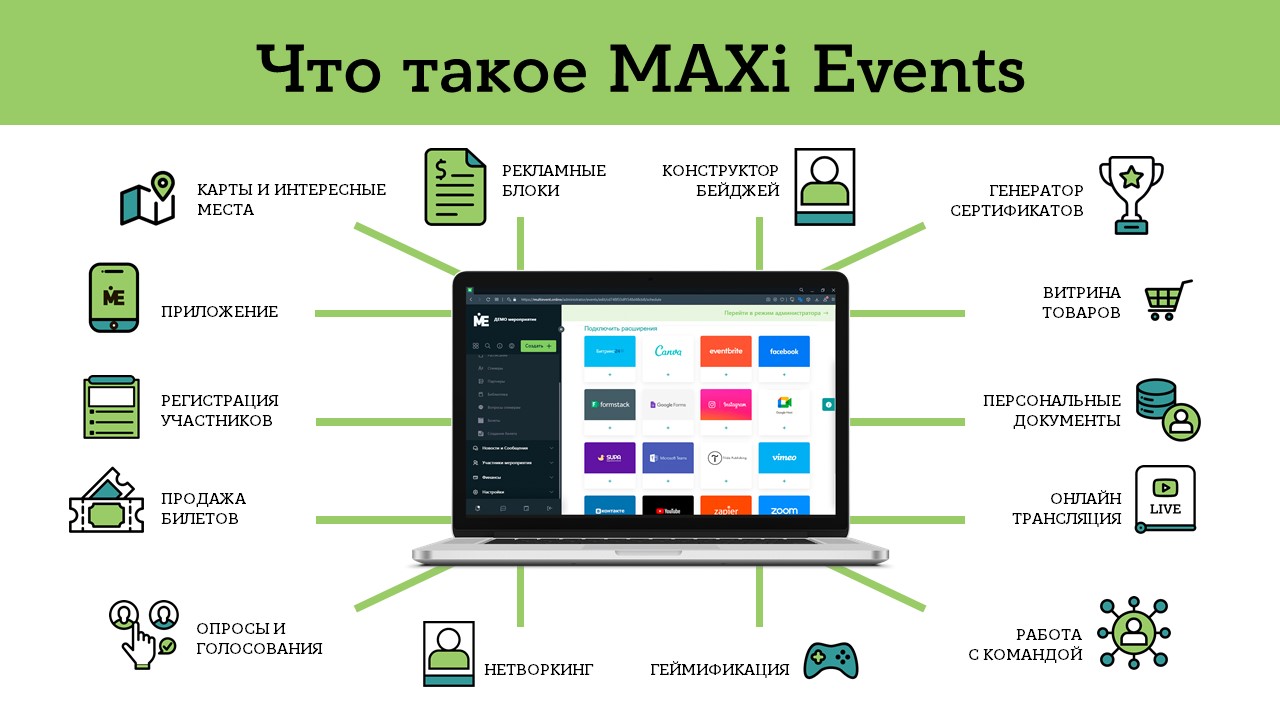 MAXi Events - платформа для организации мероприятий